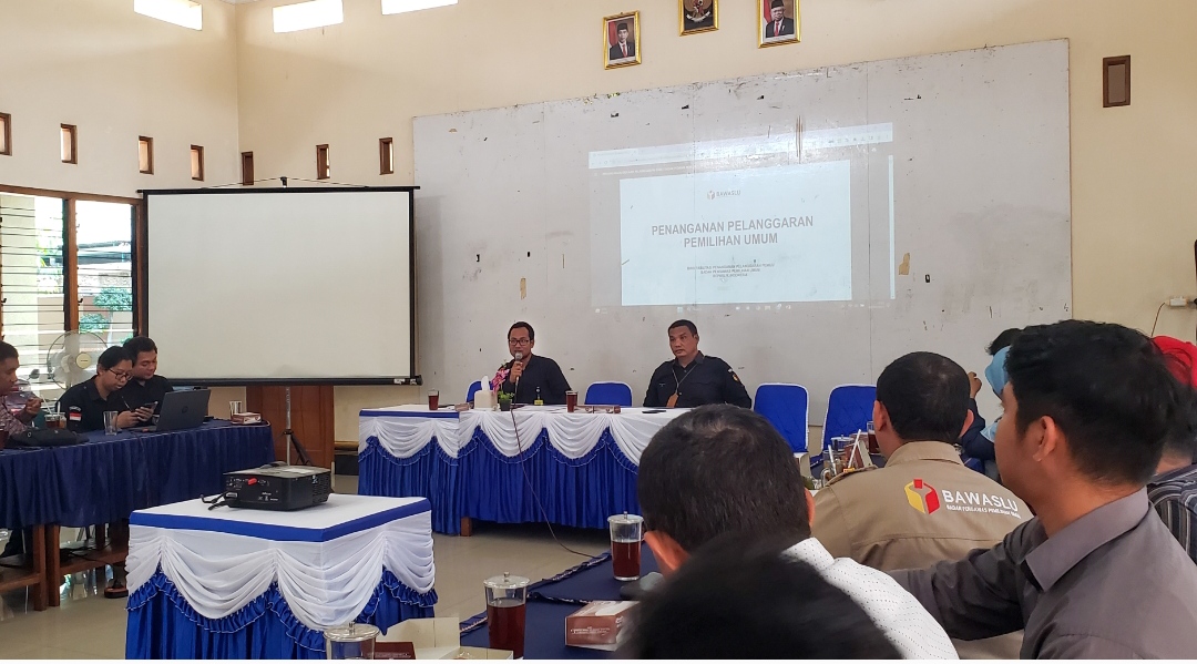 Rapat koordinasi Penanganan Pelanggaran Pemilihan Umum