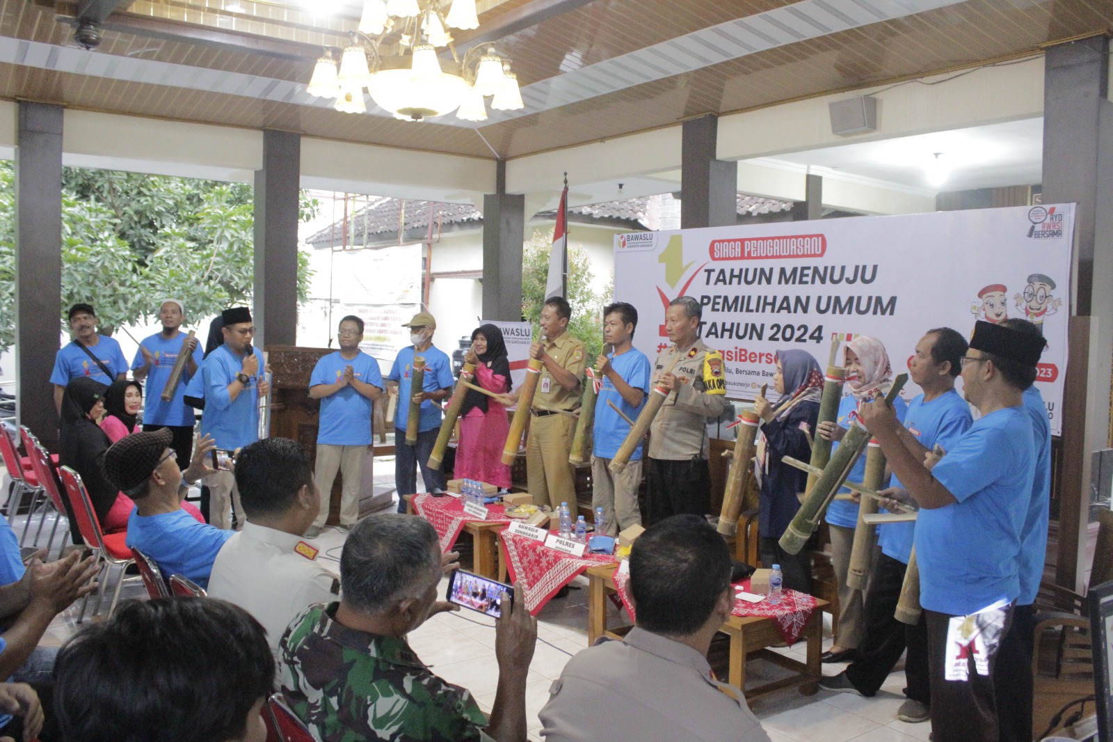 <strong>Kentongan Tandai Launching Posko Kawal Hak Pilih</strong>