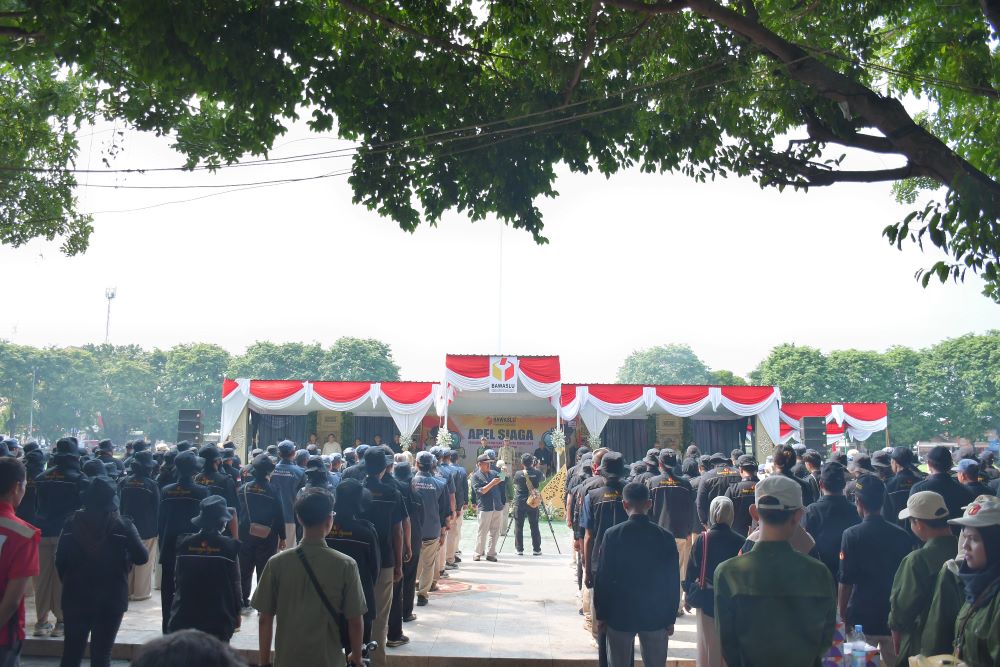 Gelar Apel Siaga Pengawasan Masa Tenang dan Putungungsura