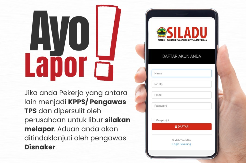 Ayo Lapor !!! Jika anda Pekerja yang antara lain menjadi KPPS/ Pengawas TPS dan dipersulit oleh perusahaan untuk libur