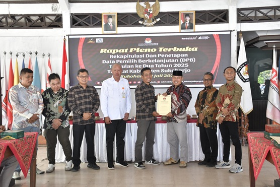 Masukan Bawaslu Kabupaten Sukoharjo dalam Rapat Pleno  Rekapitulasi dan Penetapan DPB