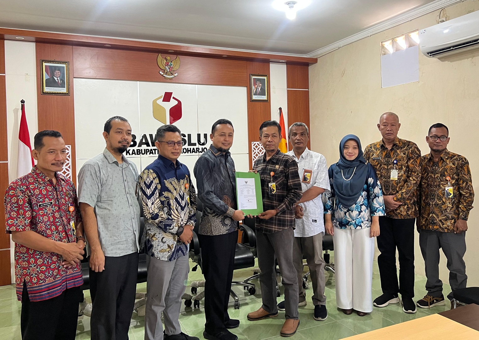 Bawaslu Sukoharjo Terima Tim BPK Perwakilan untuk Pemeriksaan Pendahuluan Belanja Pilkada