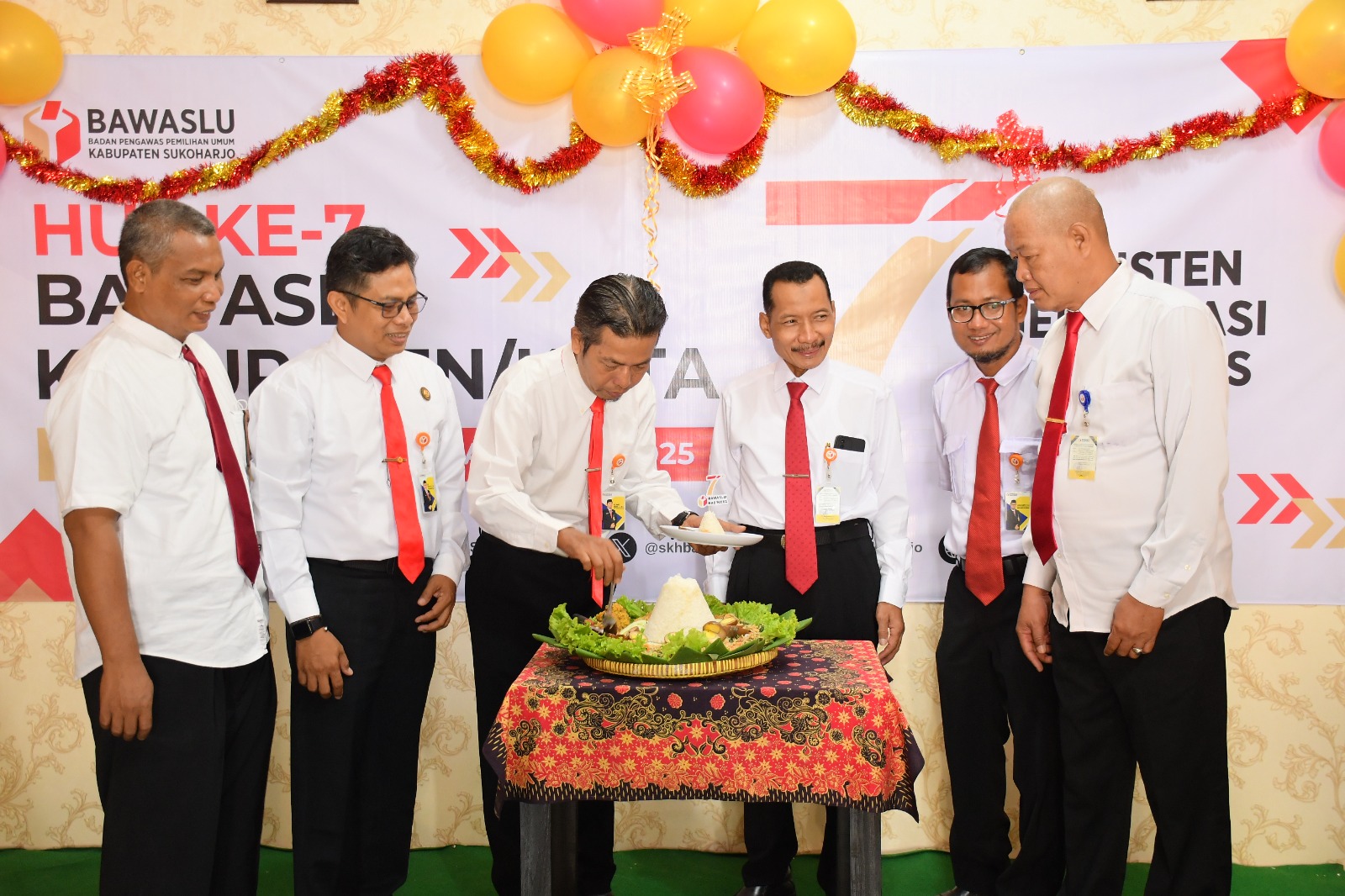 HUT ke-7 Bawaslu Sukoharjo Konsisten Awasi Integritas Pemilu