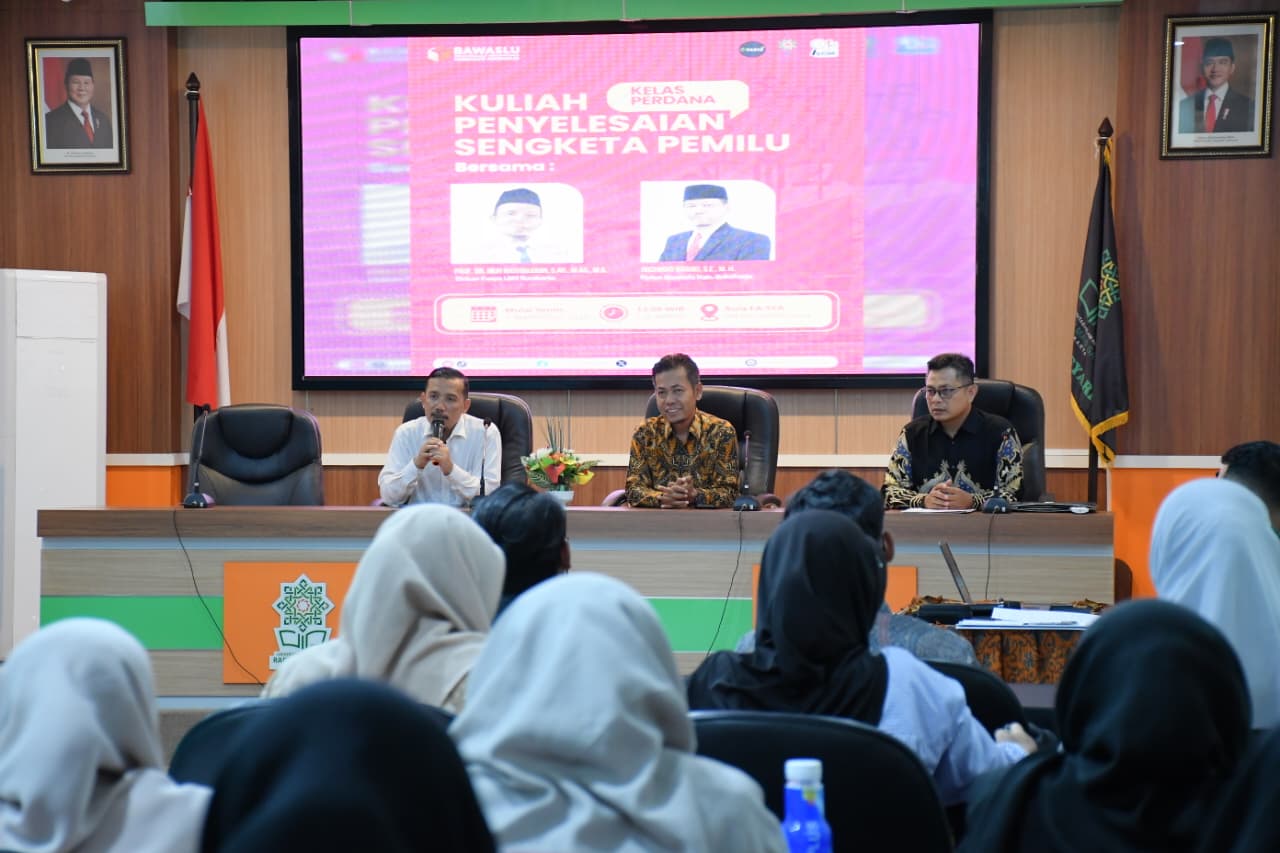 Transformasi Pendidikan Politik Bawaslu Sukoharjo Hadirkan Kuliah Penyelesaian Sengketa Pemilu di UIN Surakarta