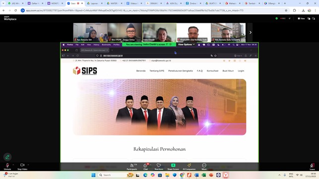 Sosialisasi Fitur Layanan Informasi Penelusuran Permohonan Penyelesaian Sengketa pada Aplikasi Sistem Informasi Penyelesaian Sengketa (SIPS)