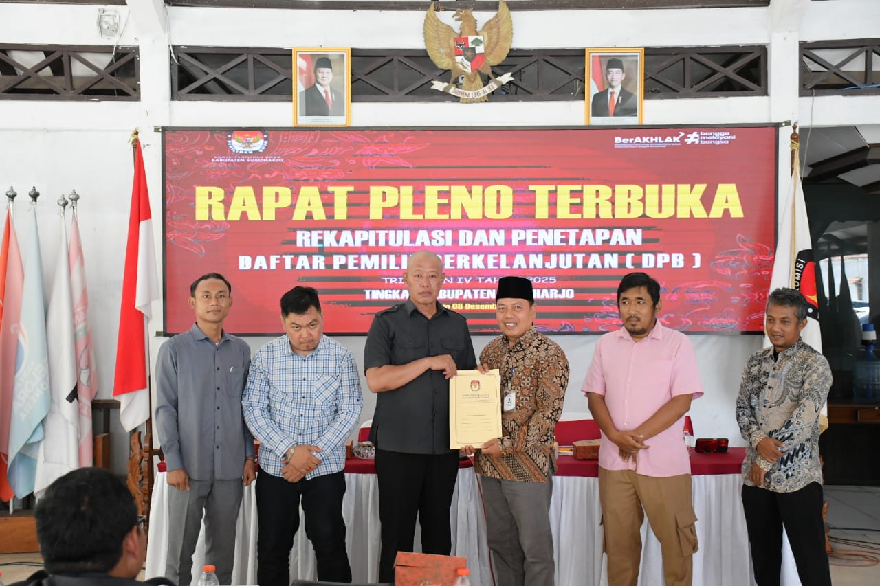 Bawaslu Sukoharjo Awasi Rapat Pleno PDPB Triwulan IV, Dorong Validitas Data dan Inklusi Pemilih Disabilitas