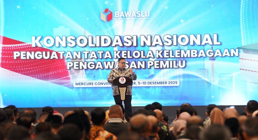 Ketua Bawaslu RI Tegaskan Penguatan Kolaborasi Demokrasi dalam Konsolidasi Nasional 2025