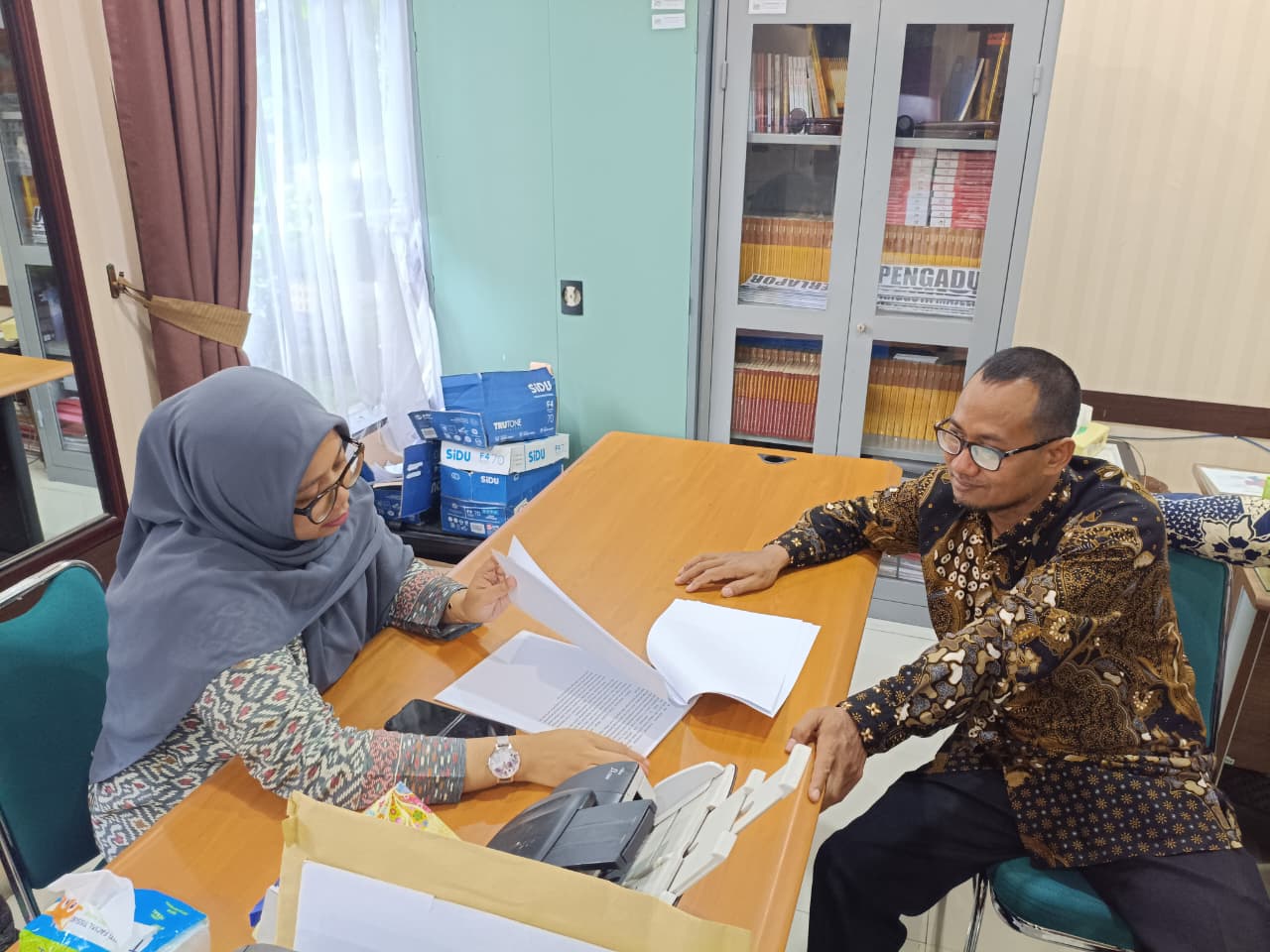 Perkuat Akuntabilitas, Bawaslu Sukoharjo Koordinasi Laporan Kinerja dengan Bawaslu Jawa Tengah