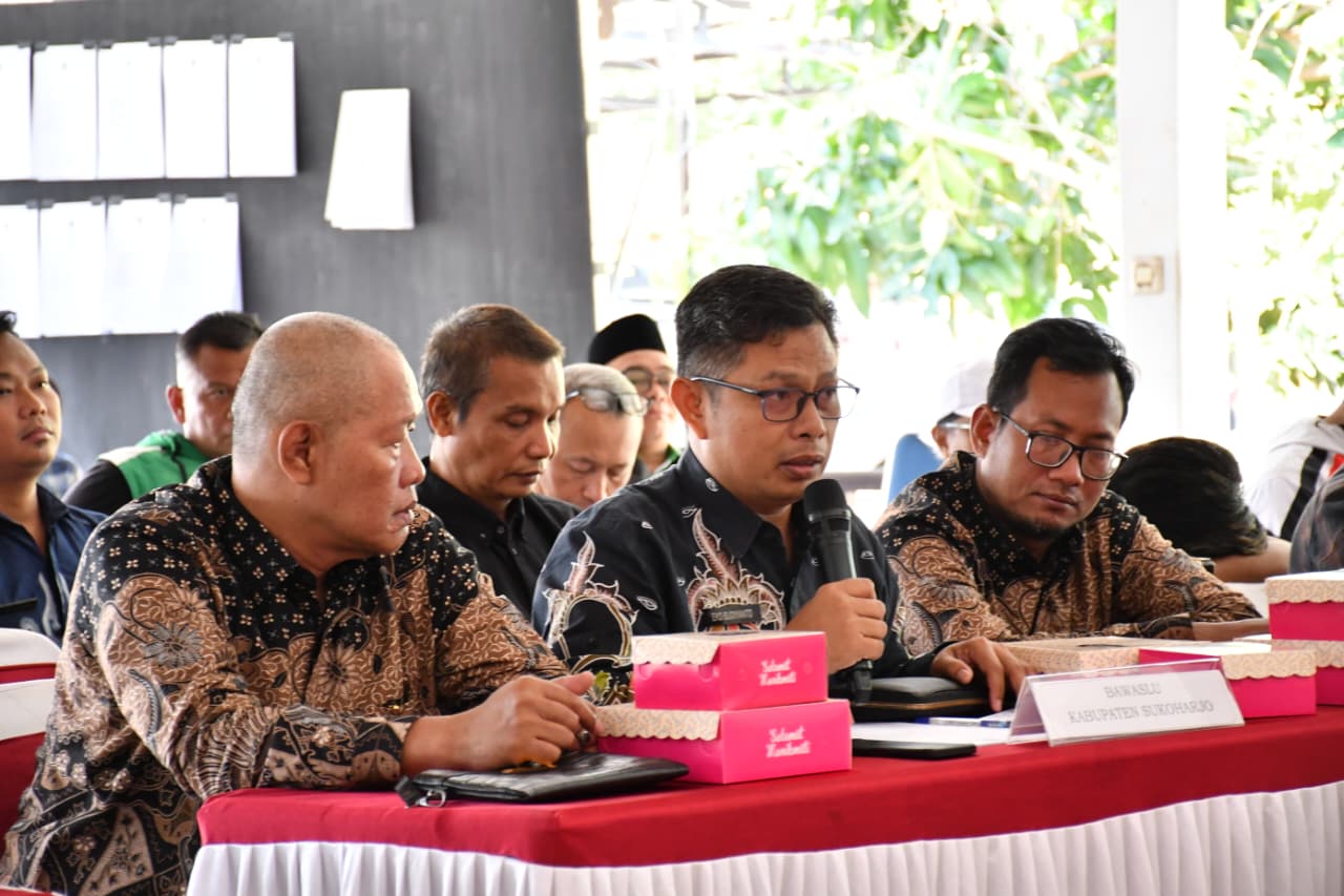 Rapat Pleno DPB Triwulan II, Bawaslu Sukoharjo Kawal Validasi Data 103 Pemilih Meninggal Dunia