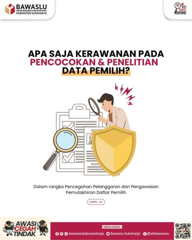 apa saja kerawanan pada tahapan pencocokan dan penelitian?