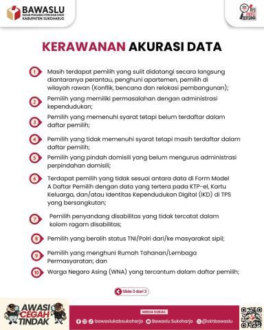 apa saja kerawanan pada tahapan pencocokan dan penelitian?