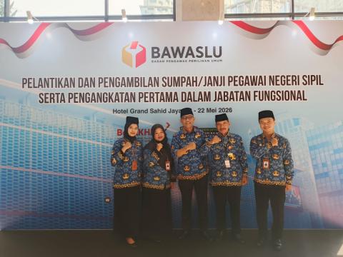 Tutup Rangkaian Kegiatan di Jakarta, PNS Baru Bawaslu Sukoharjo Siap Optimalkan Tata Kelola Lembaga