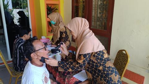 Wujudkan Pengawas Pemilu yang Sehat dan Prima, Bawaslu Sukoharjo Gelar Cek Kesehatan Gratis