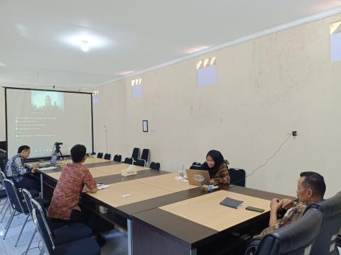 Bawaslu Kabupaten Sukoharjo Ikuti Pendampingan Penyusunan Dokumen dan Pelaksanaan Penilaian Mandiri SPIP 2