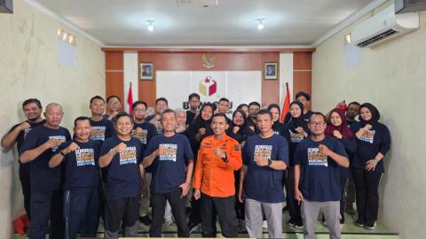 Bawaslu Sukoharjo Gelar Simulasi Mitigasi Bencana bersama BPBD Sukoharjo 2