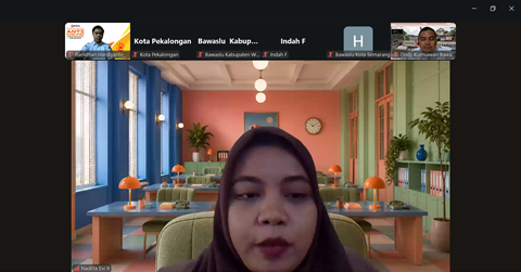 Bawaslu Sukoharjo Ikuti Rakor Evaluasi PDPB Triwulan III serta Program Divisi Pencegahan dan Parmas 2