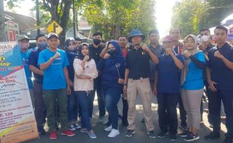 Bersama Panwascam Sukoharjo, Bawaskab Patroli di CFD