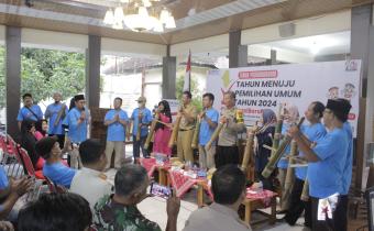 <strong>Kentongan Tandai Launching Posko Kawal Hak Pilih</strong>