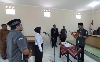 Bawaslu Sukoharjo Gelar Pelantikan PAW Panwaslu Kecamatan Polokarto