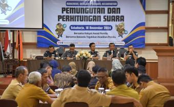 Rakernis Pemungutan dan Penghitungan Suara Pemilihan Serentak Tahun 2024