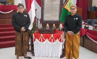 Perwakilan Bawaslu Sukoharjo Menghadiri Undangan HUT ke-79 Kabupaten Sukoharjo