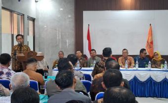 Bawaslu Sukoharjo Jadi Tuan Rumah Reviu Laporan Penguatan Kelembagaan Pengawas Pemilu se-Jawa Tengah