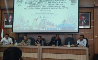 Optimalisasi Penguatan Kelembagaan, Bawaslu Sukoharjo Hadiri Kegiatan Reviu KAK di Tingkat Provinsi