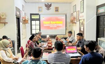 Bawaslu Sukoharjo Hadiri Rakor Pemutakhiran Data Pemilih Berkelanjutan Triwulan IV Tahun 2025