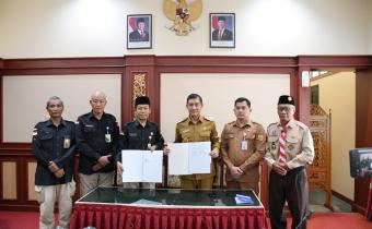 Perkuat Sinergi untuk Pemilih Muda yang Berkualitas, Bawaslu Sukoharjo dan Kwarcab Sukoharjo Perbaharui MoU