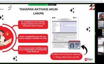 Rapat LHKPN Nasional, Bawaslu Sukoharjo Soroti Dinamika Personel dan Status Pelaporan