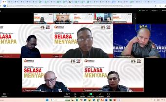 Bawaslu Sukoharjo Ikuti Diskusi Terkait Implikasi Pemberlakuan KUHP Nasional Terhadap Penegakan Hukum Pidana Pemilu