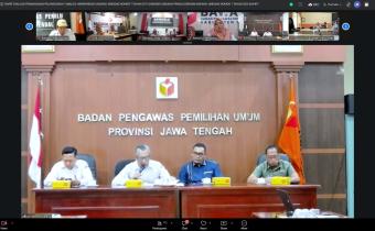 Bawaslu Sukoharjo Ikuti Rapat Evaluasi Penanganan Pelanggaran, Dorong Harmonisasi UU Pemilu dan KUHP