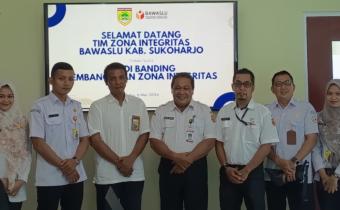 Temui Inspektorat Kabupaten Sukoharjo, Bawaslu Sukoharjo Canangkan Zona Integritas