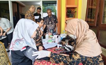 Wujudkan Pengawas Pemilu yang Sehat dan Prima, Bawaslu Sukoharjo Gelar Cek Kesehatan Gratis