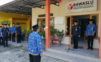 Bawaslu Sukoharjo Gelar Upacara Peringatan Hari Lahir Pancasila Tahun 2026
