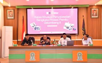 Bawaslu Sukoharjo dan Fakultas Syariah UIN RM. Said Gelar Kuliah Perdana Kelas Khusus Penyelesaian Sengketa Proses Pemilu Angkatan ke-2