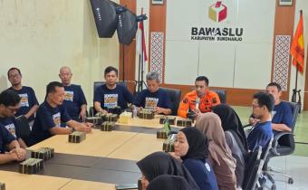 Bawaslu Sukoharjo Gelar Simulasi Mitigasi Bencana bersama BPBD Sukoharjo